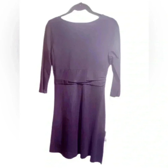 Patagonia black casual organic cotton athletic mini 3/4  sleeve Margot dress M - Picture 3 of 4